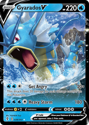 Gyarados V (Holofoil)