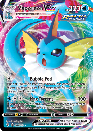 Vaporeon VMAX (Holofoil)