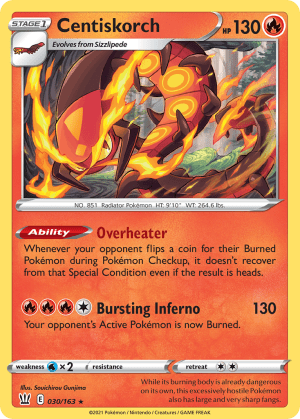 Centiskorch (Reverse Holofoil)