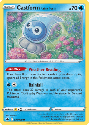 Castform Rainy Form