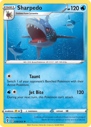 Sharpedo (Reverse Holofoil)