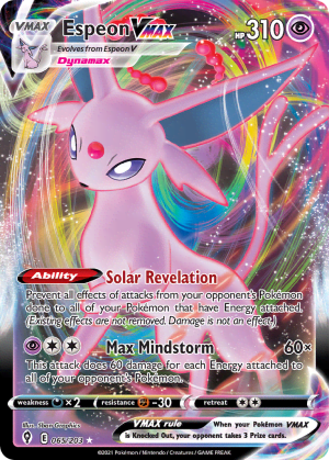 Espeon VMAX (Play Pokemon Stamp Holofoil)