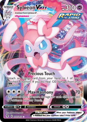 Sylveon VMAX (Play Pokemon Stamp Holofoil)