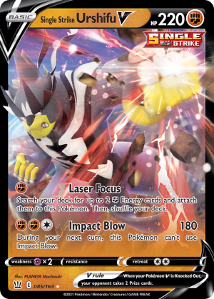Single Strike Urshifu V (Holofoil)