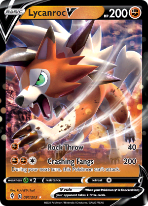 Lycanroc V (Holofoil)