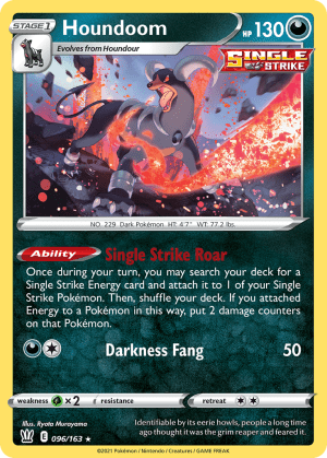 Houndoom (Play Pokemon Stamp)