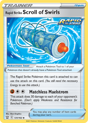 Rapid Strike Scroll of Swirls (Reverse Holofoil)