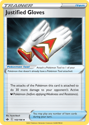 Justified Gloves (Reverse Holofoil)