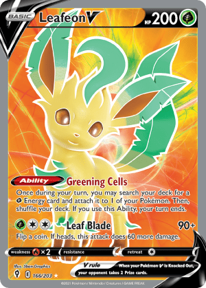Leafeon V (Holofoil)