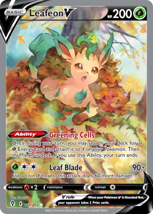 Leafeon V (Holofoil)