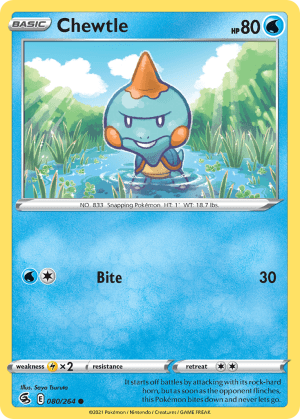 Chewtle (Reverse Holofoil)