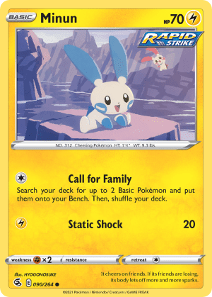 Minun (Reverse Holofoil)
