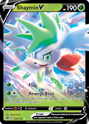 Shaymin V (Play Pokemon Stamp Holofoil)
