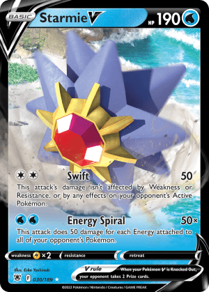 Starmie V (Holofoil)