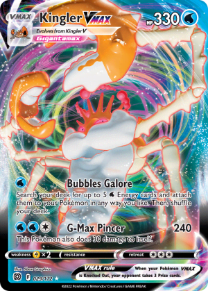 Kingler VMAX (Holofoil)