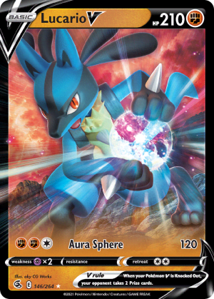 Lucario V (Holofoil)