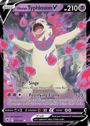 Hisuian Typhlosion V (Holofoil)