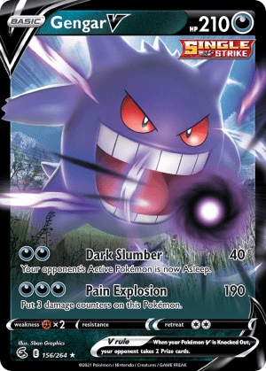 Gengar V (Play Pokemon Stamp Holofoil)