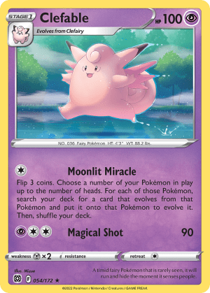 Clefable (Reverse Holofoil)