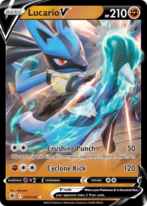 Lucario V (Holofoil)