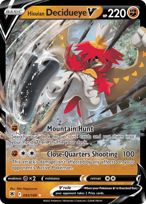 Hisuian Decidueye V (Holofoil)