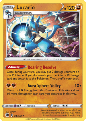Lucario (Reverse Holofoil)