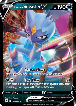 Hisuian Sneasler V (Holofoil)