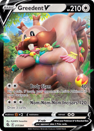 Greedent V (Holofoil)