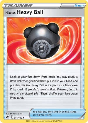Hisuian Heavy Ball (Play Pokemon Stamp Holofoil)