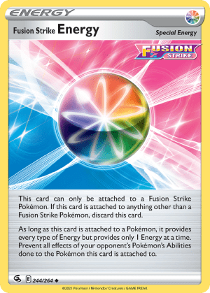 Fusion Strike Energy (Play Pokemon Stamp Holofoil)