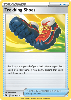 Trekking Shoes (Play Pokemon Stamp Holofoil)