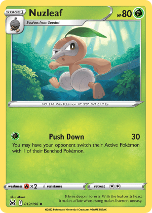 Nuzleaf (Reverse Holofoil)