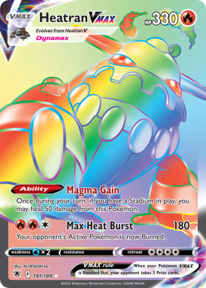 Heatran VMAX (Holofoil)