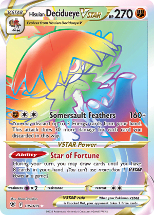 Hisuian Decidueye VSTAR (Holofoil)