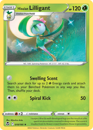 Hisuian Lilligant (Reverse Holofoil)