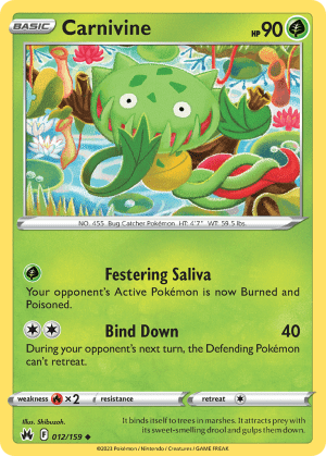 Carnivine (Reverse Holofoil)