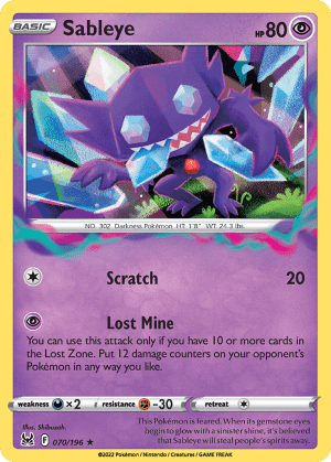 Sableye (Play Pokemon Stamp)