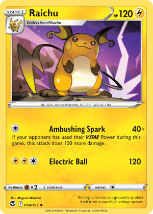 Raichu (Reverse Holofoil)