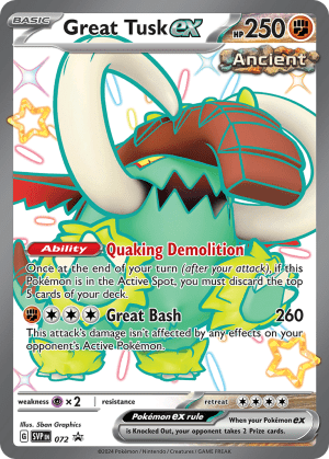 Great Tusk ex (Holofoil)