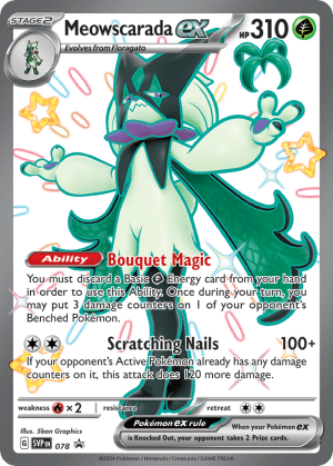Meowscarada ex (Holofoil)