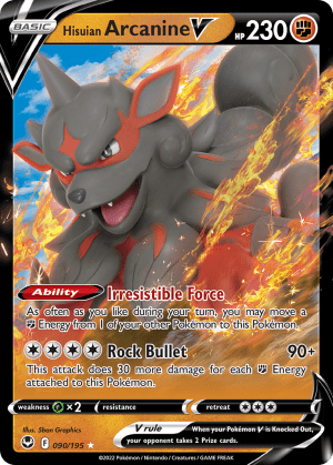 Hisuian Arcanine V (Holofoil)