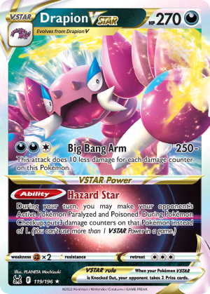 Drapion VSTAR (Play Pokemon Stamp Holofoil)