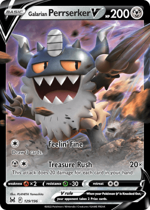 Galarian Perrserker V (Holofoil)