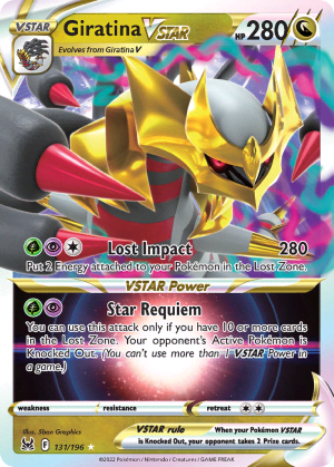 Giratina VSTAR (Play Pokemon Stamp Holofoil)