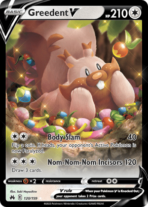 Greedent V (Holofoil)