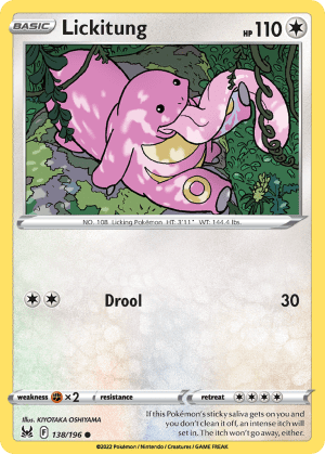 Lickitung (Reverse Holofoil)