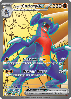 Cynthia’s Garchomp ex (Holofoil)