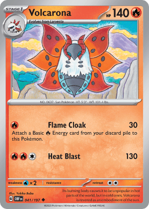 Volcarona (Reverse Holofoil)