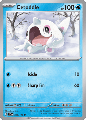 Cetoddle (Reverse Holofoil)