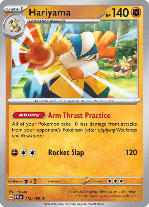 Hariyama (Reverse Holofoil)